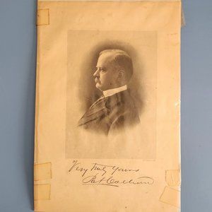 PATRICK CALHOUN AUTOGRAPHED PHOTOGRAPH COLLECTIBLE, RAILROAD
